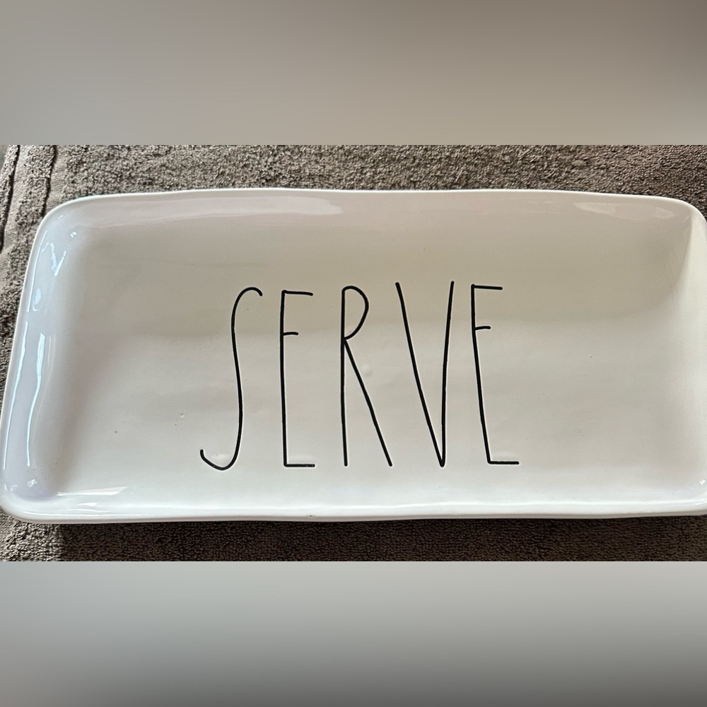 Rae Dunn SERVE platter.